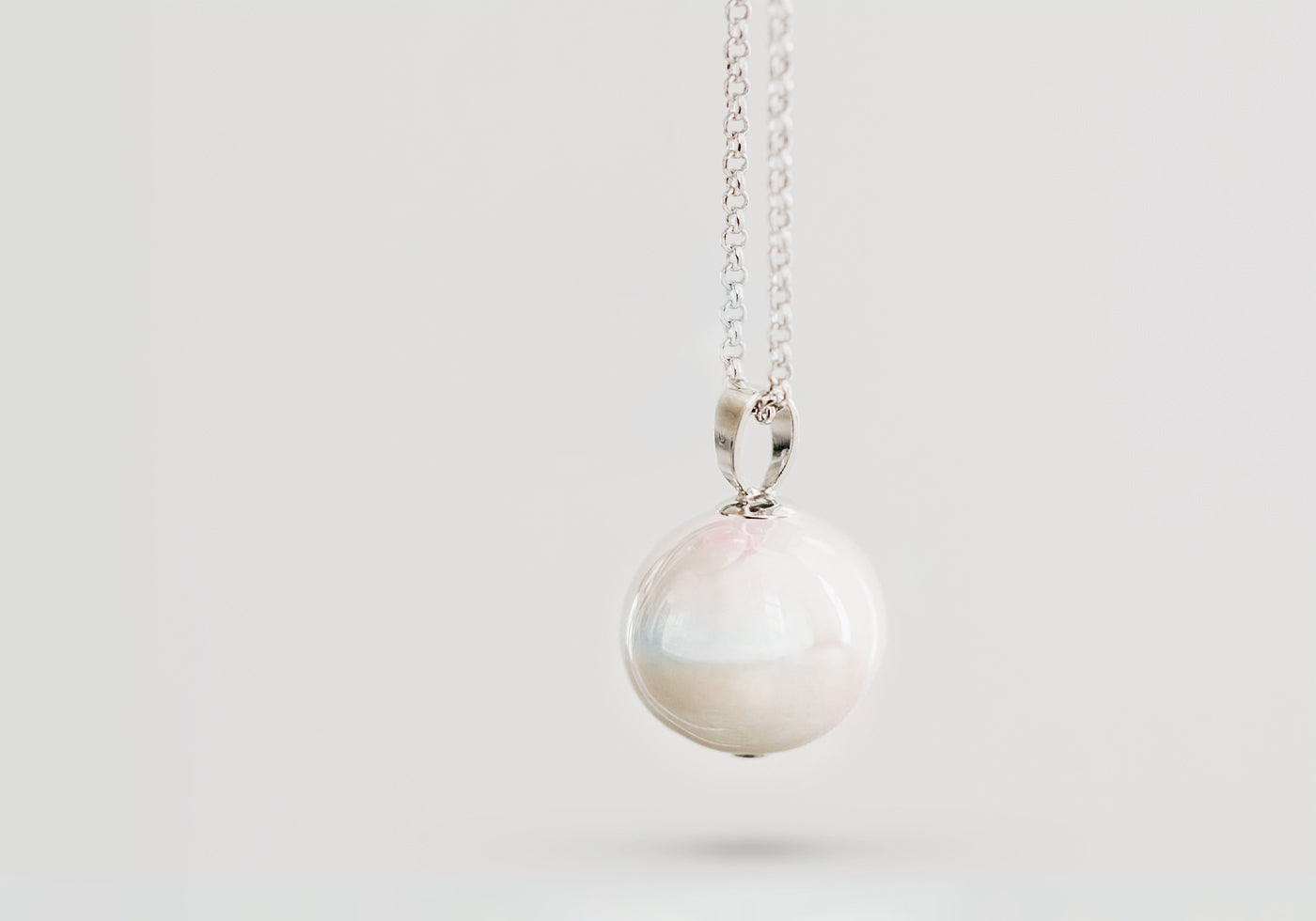 Perle mit Seele - WHITE ANGEL silver