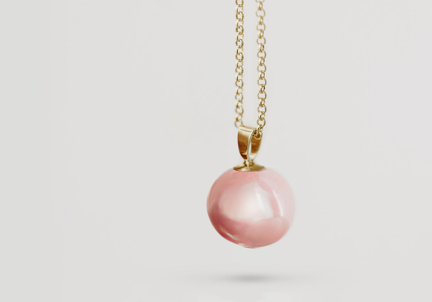 Perle mit Seele - ROSE CANDY gold 18 mm